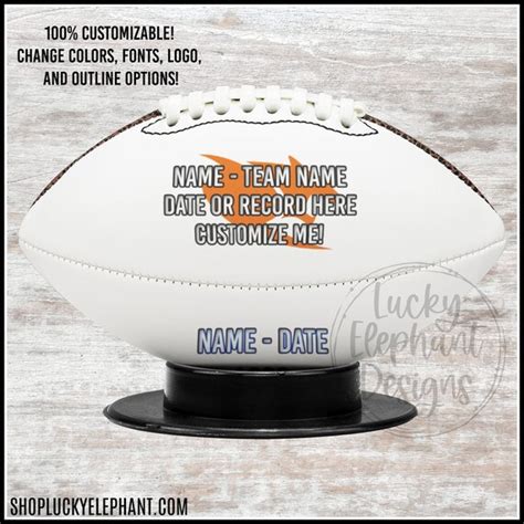 Football League Trophy Custom Football Trophy Kids Etsy