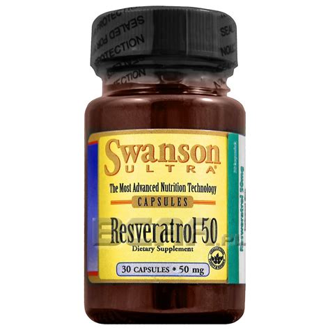 Resveratrol 50mg Swanson 30kaps • Sklep Bcaa Pl