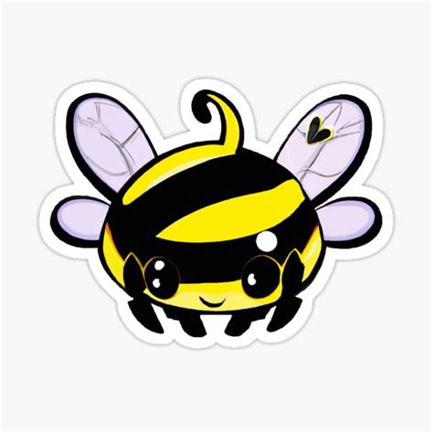 Cute Chibi Bumblebee Sticker For Sale By Fizzhead Redbubble