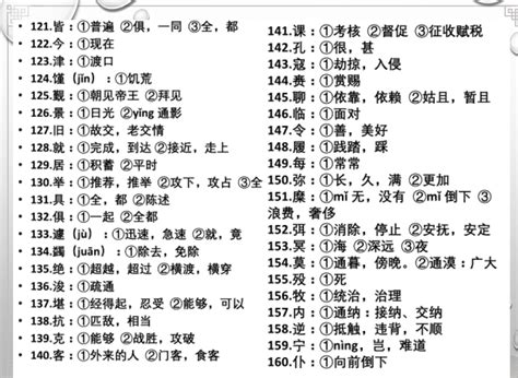 干货高中语文文言文310个常用字太实用 知乎