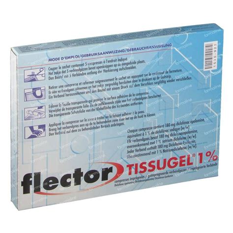 Flector Tissugel 10 Compresses Commander Ici En Ligne Farmaline Be