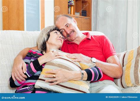 Portrait Of Loving Senior Couple Together Stock Image Image Of People