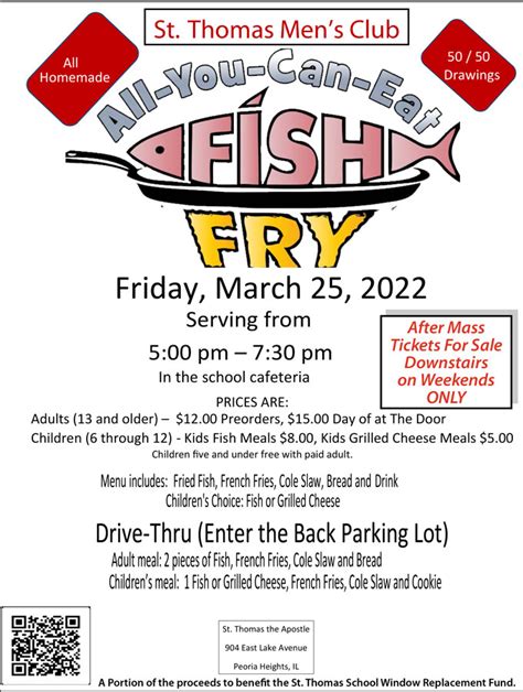 Holy Name Fish Fry 2024 Dell Moreen