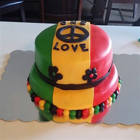 Rasta Cake By Amanda Upton Weed Birthday Cake Bob Marley Cakes