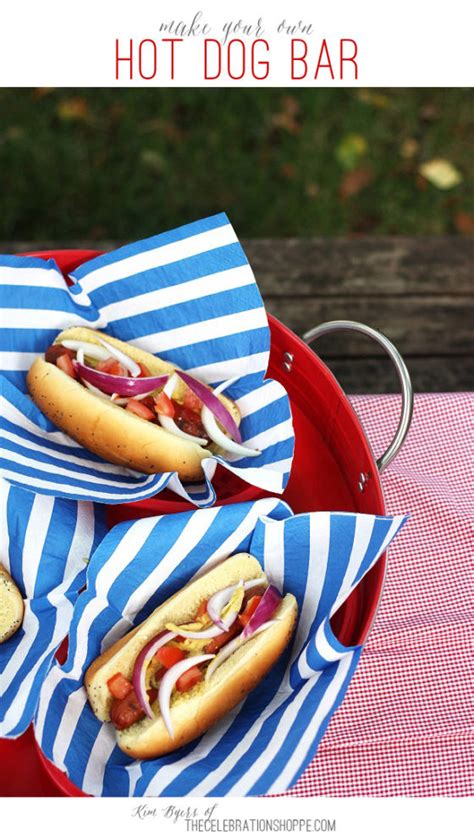 Make Your Own Hot Dog Bar Kim Byers