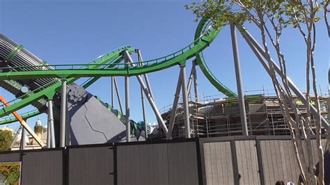 Incredible Hulk Coaster Refurbishment Update – Queue Work Continues ...