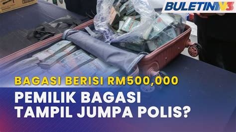 BAGASI BERISI RM500 000 Sebuah Syarikat Tampil Mengaku Wang Dijumpai