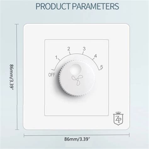 Ventilateur Interrupteur de réglage universel de la vitesse du