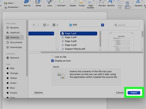 Simple Ways To Insert A Multiple Page Pdf Into A Word Document