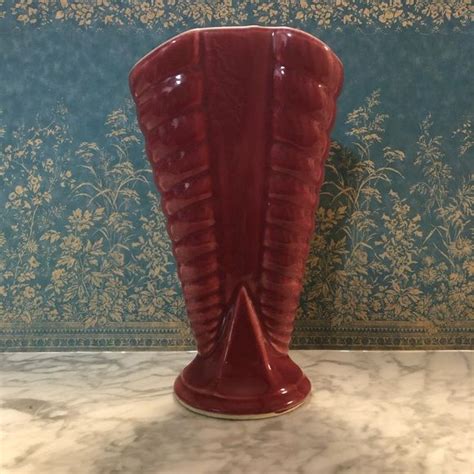 Vintage Shawnee Pottery Art Deco Vase 809 Pottery Art Art Deco Vase