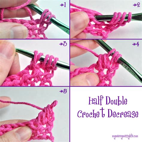 Increasing And Decreasing In Crochet Free Crochet Tutorial My Merry