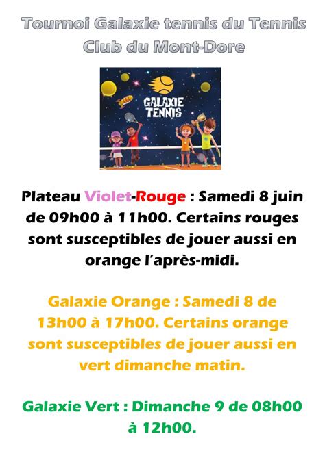 Prog Galaxie Ligue Caledonienne De Tennis