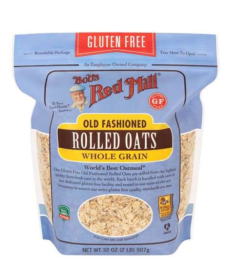 Bob S Red Mill Old Fashioned Rolled Oats Gluten Free Oz Walmart