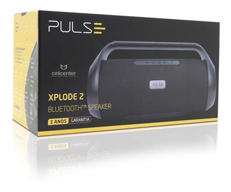 Caixa De Som Pulse Xplode Port Til Bluetooth W Rms Mercado Livre