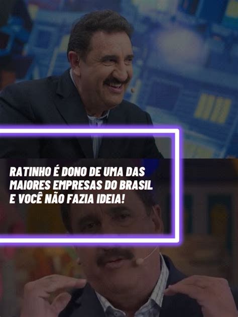 Ratinho é dono de uma das maiores empresas do Brasil