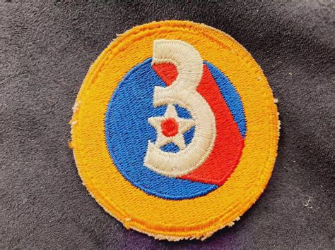 Us 3rd Air Force Patch In Us Army Air Force Usaaf Badges