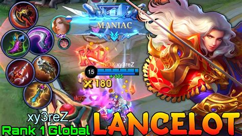 MANIAC Lancelot Perfect Shutdown Top 1 Global Lancelot By Xy3reZ