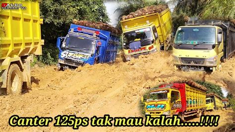 Tak Mau Kalah Truk Canter 125ps Tak Mau Dipermalukan Truk Canter