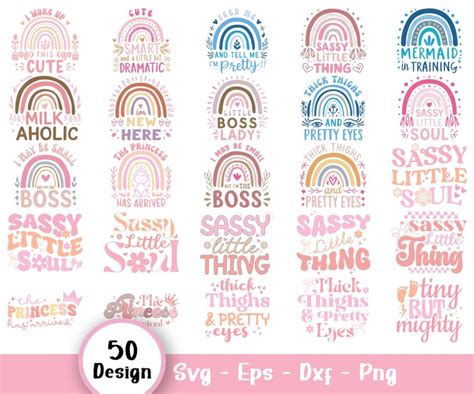 Baby Girl Svg Bundle Funny Baby Svg Baby Shower Svg Newborn Svg