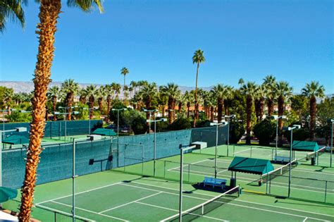 Palm Springs Tennis Club Resort Tennis Courts - West Coast Condo Rentals