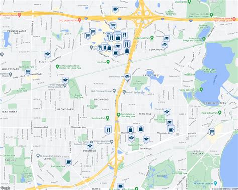 Saint Louis Park Minnesota Map Paul Smith