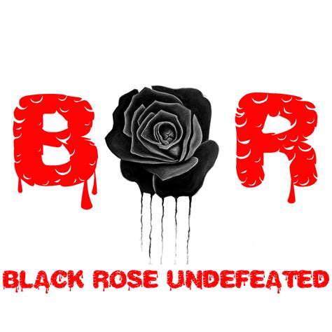 black rose chinesse logo long sleeve | Black Rose Undefeated