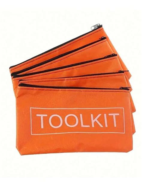 2/5pcs Zipper Tool Bag, Canvas Zipper Bag, Tool Bag, Utility Bag ...