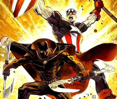 The Captain America And Black Panther Team Up In Ww Game From