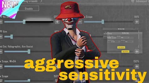 New Best Sensitivity Settings For Pubg Mobile In Sensitivity