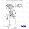 Mercury 50 EFI Driveshaft Housing DAM Marine