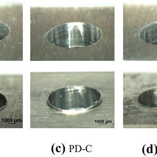 Hole Entry And Exit Morphology Produced By Different Hole Making