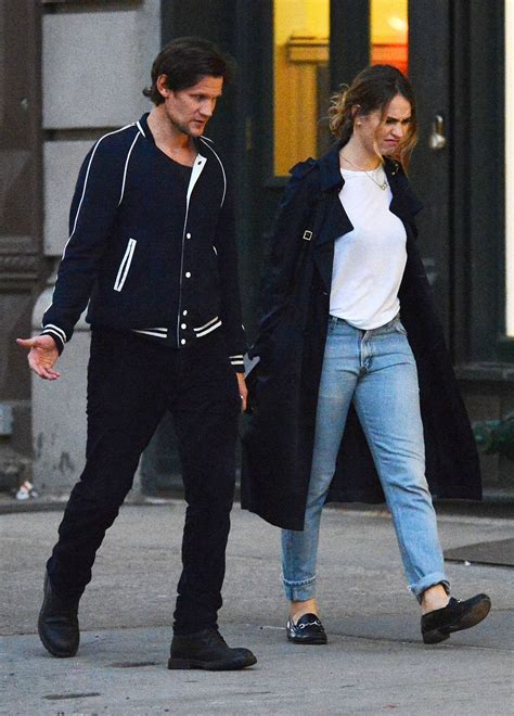 LILY JAMES and Matt Smith Out in New York 10/05/2016 – HawtCelebs