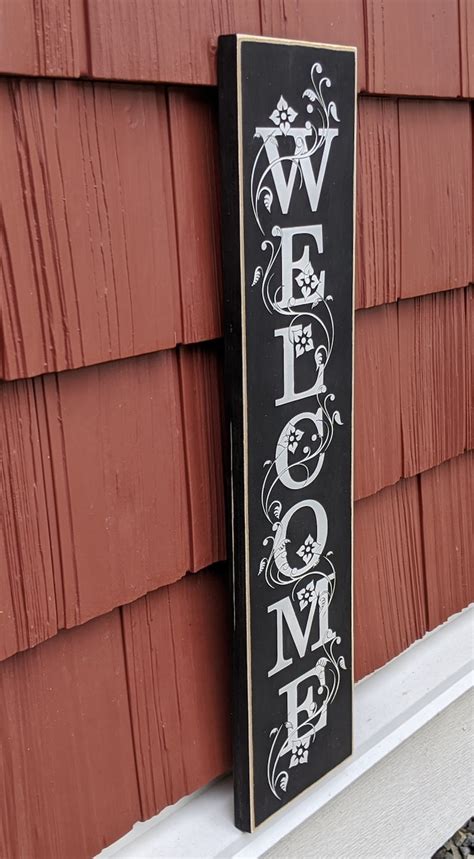 Welcome Sign Rustic Welcome Sign Housewarming T T For Etsy