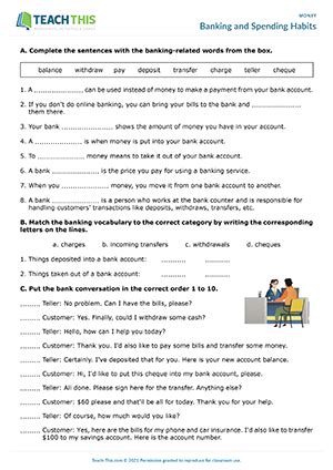 English Money ESL Worksheet By Faurfab Money Worksheets Vocabulary