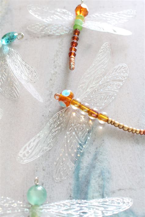 DIY Beaded Dragonfly Ornament Dans Le Lakehouse