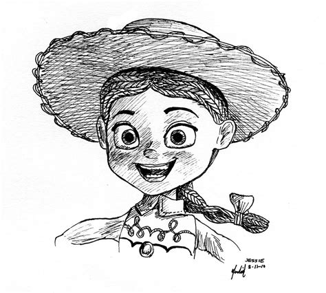 Jessie Toy Story Drawing at PaintingValley.com | Explore collection of ...