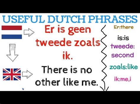 Useful Dutch Phrases Nt Nederlandse Grammatica En Werkwoorden