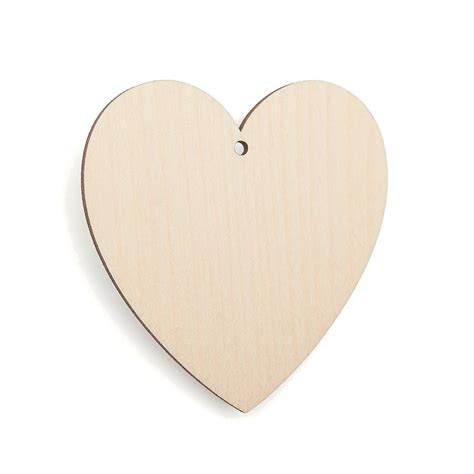 Wooden Hearts Craft Cutout Shapes Laser Cut Blanks To Paint