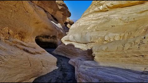 Mosaic Canyon Narrow Canyon With Polished Marble Like Walls Death