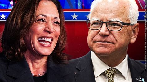 Live Vice President Kamala Harris And Running Mate Tim Walz Campaign