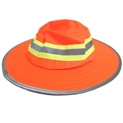 High Visibility Ranger Hat Reflective Safety Boonie Adjustable Neck