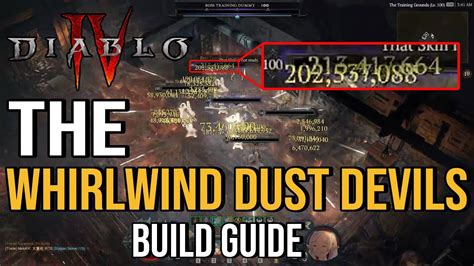 BEST Whirlwind Dust Devils Barbarian Build Guide Season 5 Diablo 4