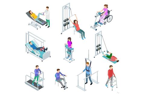 Physiotherapy Isometric Icons Artofit