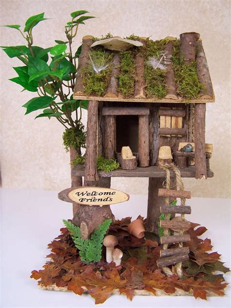 Another Fairy House Fairy Tree Houses Fairy House Diy Fairy Village