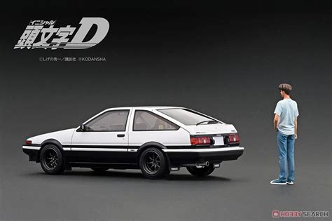 Initial D Toyota Sprinter Trueno Dr Gt Apex Ae White Black With Mr