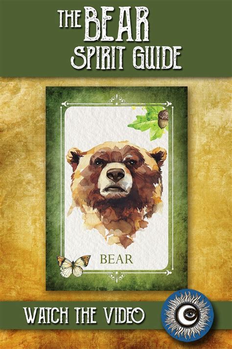 BEAR Spirit Guide - Ask the Spirit Guides Oracle | Magical Crafting ...