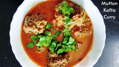 Mutton Kofta Curry Recipe Mutton Kola Urundai Kulambu Meat Ball