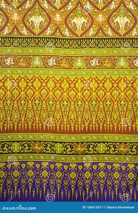 Thai Fabric Royalty Free Stock Photo CartoonDealer 45894567