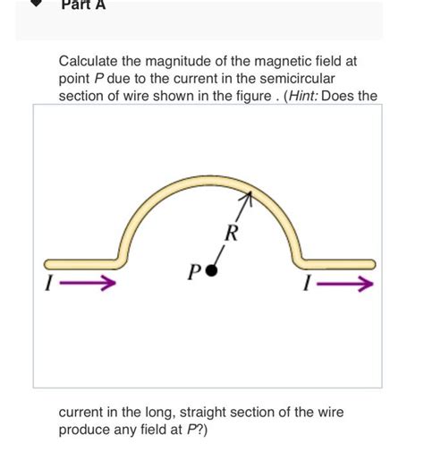 Solved Part A Calculate The Magnitude Of The Magnetic Field Chegg