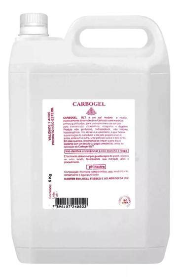 Gel Condutor Para Ultrassom Plurigel Galão 5kg Carbogel Gel